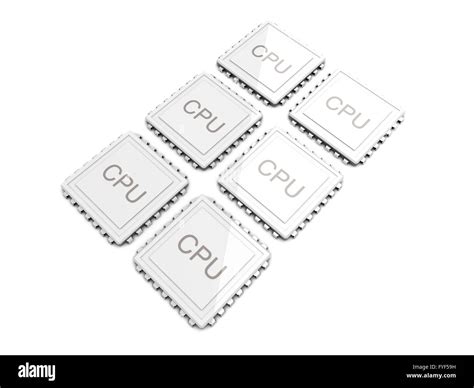 Six core CPU Stock Photo - Alamy