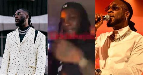 Moment Burna Boy celebrated his Grammy Award with friends at a club (Video)