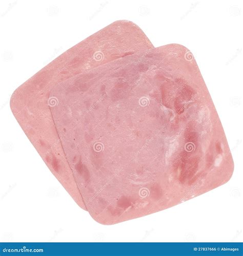 Cooked ham slices stock photo. Image of background, isolated - 27837666