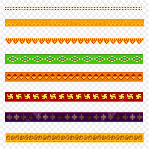 Decorative Line Border Vector PNG Images, Decorated Borders Hand Writing Lines, Decorated ...