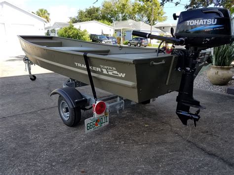 2017 12" Tracker Jon Boat, Motor & Trailer — Florida Sportsman