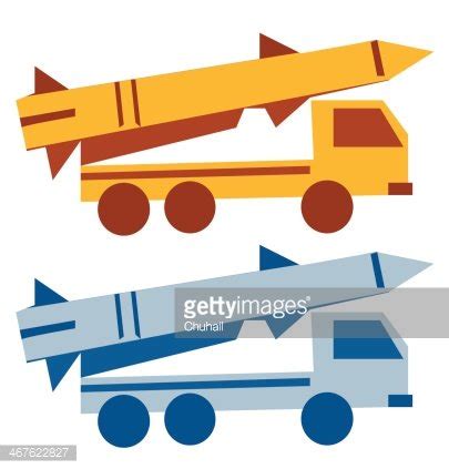 Military Missile Vehicle Cartoon Silhouette Stock Clipart | Royalty-Free | FreeImages