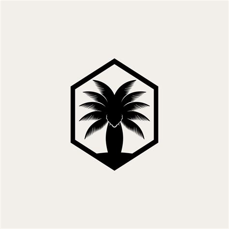 simple palm tree logo 20390278 Vector Art at Vecteezy