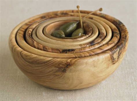 Olive Wood Bowl Set | Olive wood bowl, Wood bowls, Bowl set