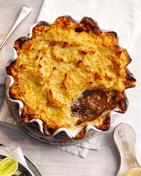 Cheesy sausage and mash pie - delicious. magazine