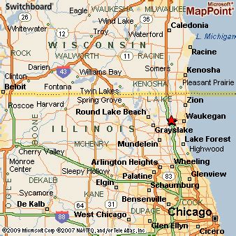 Where is Gurnee, Illinois? see area map & more