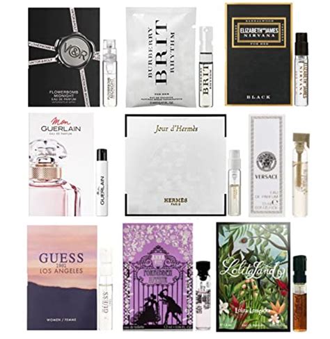 Women’s fragrance sampler set – Designer perfume sample Lot x 8 Vials ...