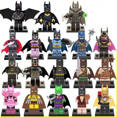 18pcs DC Super Heroes Batman Minifigures Lego Compatible Batman Minifigure set