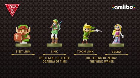 Nintendo Announces 30th Anniversary Zelda Amiibo Figures : Seasoned Gaming