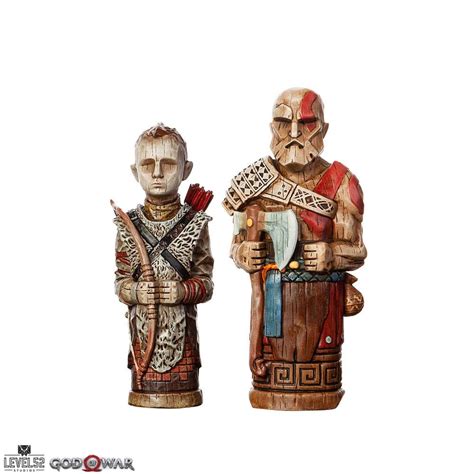 God of War Statue 2-Pack Atreus' Toys - Level 52 Studios (EU)