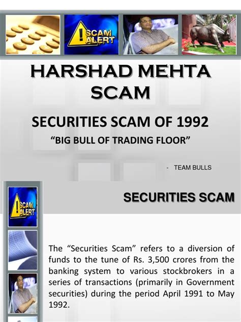 HARSHAD MEHTA SCAM | Cheque | Securities (Finance)