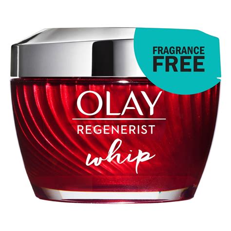 Olay Regenerist Whip Face Cream Moisturizer, Fragrance-Free, 1.7 oz ...