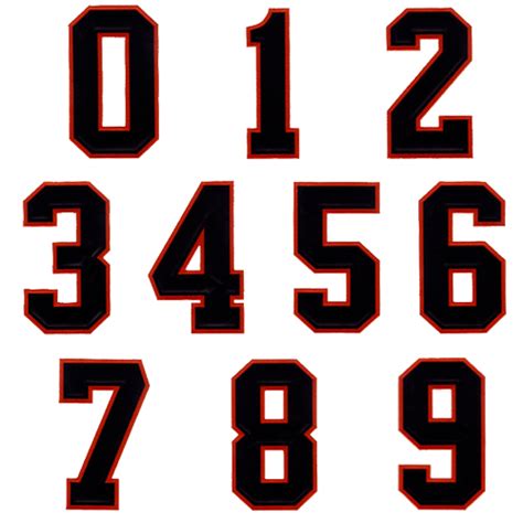 11 By The Numbers Font Images - Printable Number Fonts, Athletic Number Fonts and Collegiate ...