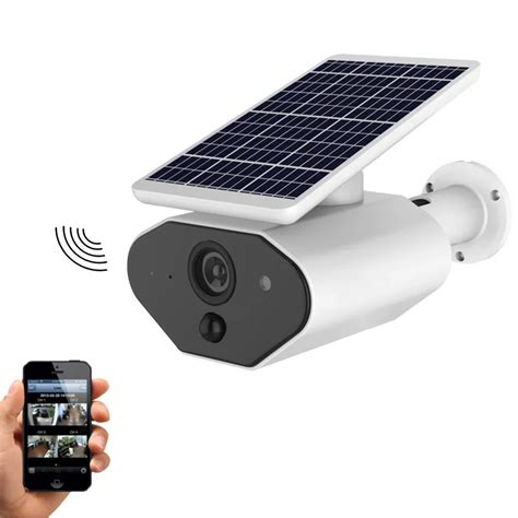 Outdoor Solar Battery WiFi Camera IP65 Waterproof Certified HD 1080p ...