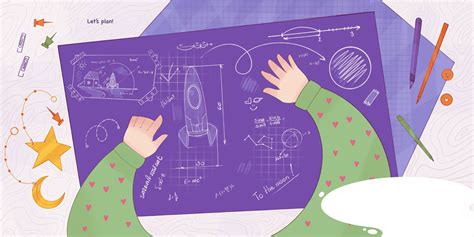 The dream of space/ 🌙 💜 Children's Book Illustration :: Behance