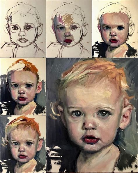 How To Paint A Portrait From A Photo For Beginners at Katlyn Allison blog