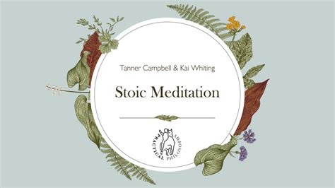 Stoic Meditation Workshop