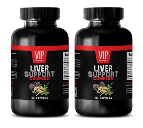 liver detox supplements - LIVER COMPLEX 1200MG - milk thistle combination - 2 B - Vitamins ...
