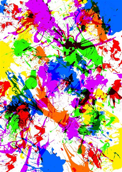 Colorful Paint Splatter Wallpaper Abstract Wallpapers - vrogue.co