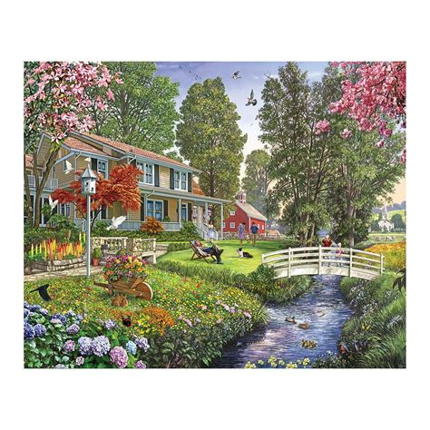 White Mountain Puzzles Sunday Afternoon - 1000 Piece Jigsaw Puzzle - Walmart.com - Walmart.com