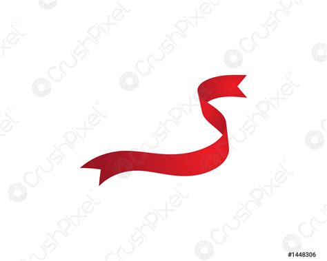 Red ribbon Vector illustration - stock vector 1448306 | Crushpixel