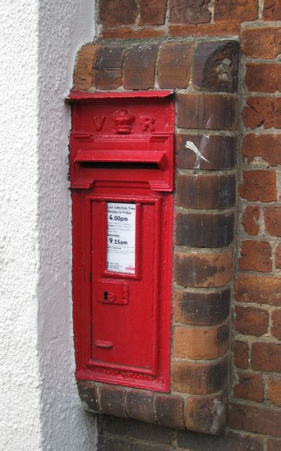 Victorian wall-mounted letter box © Kate Nicol :: Geograph Britain and Ireland
