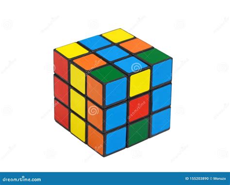 Rubik S Cube Scrambled for Fun Editorial Image - Image of scrambled ...