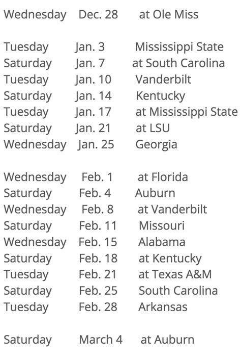 Tennessee Men's Basketball Schedule 2024-24 - Damita Desdemona