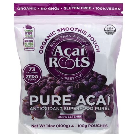 Acai Roots Acai Frozen Pack 16/14 oz. - Sunbelt Natural