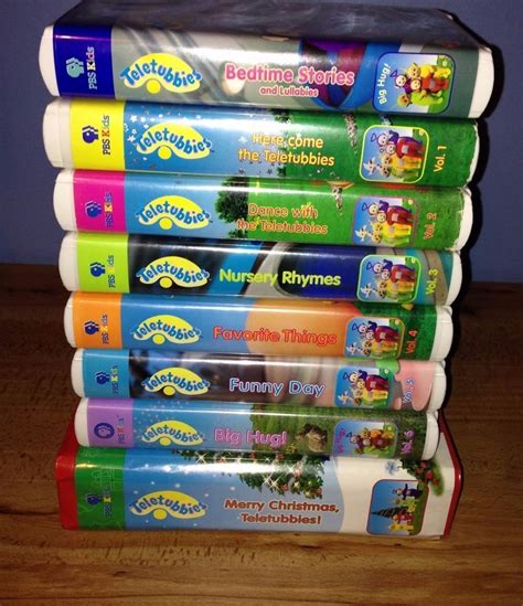 Lot of 8 Teletubbies VHS Video Tapes