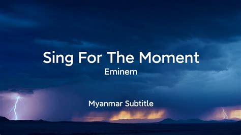 Sing For The Moment ( Eminem ) MMsub//Lyrics - YouTube