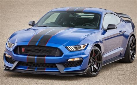 Télécharger fonds d'écran muscle, gt350r, shelby, bleu, 2017, ford mustang, ford, mustang pour ...