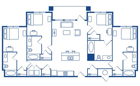 Rates & Floorplans - 1, 2, 3, 4 Bedroom Apartments for Rent in Chapel ...