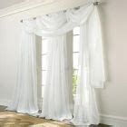 Elegance Voile WHITE Sheer Curtain | Living room | Pinterest | White sheer curtains, Sheer ...
