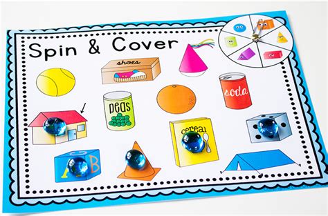 Printable 3D Shape Games | AllFreeKidsCrafts.com