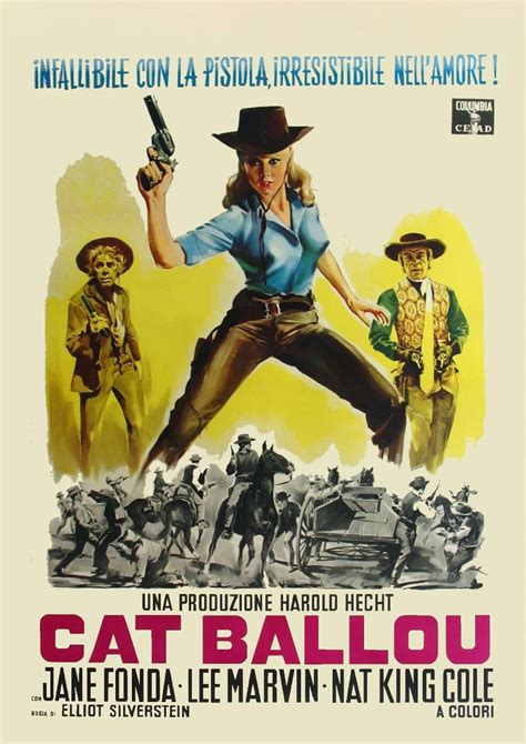 Cat Ballou 1965 Poster Western Comedy Film Jane Fonda and Lee Marvin Wall Decor Art Gift - Etsy