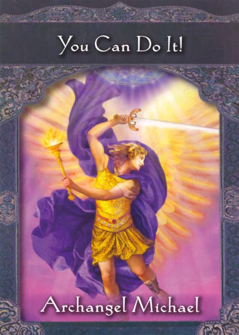 Angels roads: DAILY CARD - You Can Do It! Archangel Michael