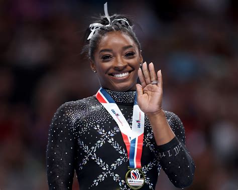 Biles tight-lipped on Paris 2024 after success at U.S. Gymnastics ...