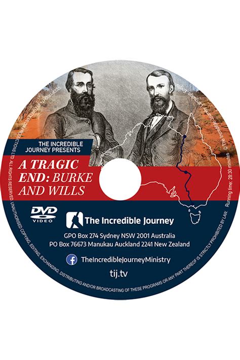 A Tragic End: Burke and Wills - DVD in Sleeve - The Incredible Journey Store