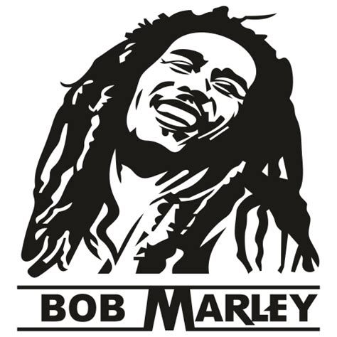 Bob Marley Smile Portrait SVG | Bob Marley Singer Svg | Jamaican Singer songwriter Svg Logo ...