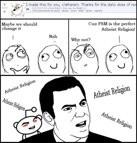 Changing the logo(Rage Comic) : r/atheism