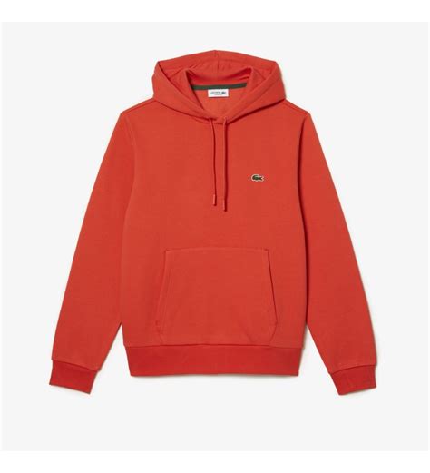 Lacoste Sweatshirt Ecologic Hood red - ESD Store fashion, footwear and accessories - best brands ...