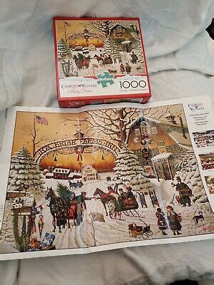 Charles Wysocki Puzzles Holiday Collection Winter 1000 Pieces Buffalo ...