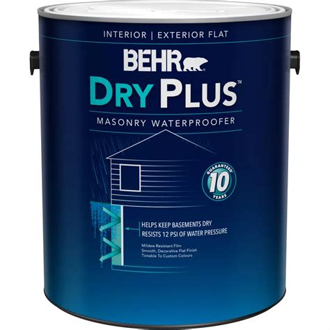 Behr Behr Premium Basement & Masonry Waterproofer Paint, White, 3.73 L | The Home Depot Canada