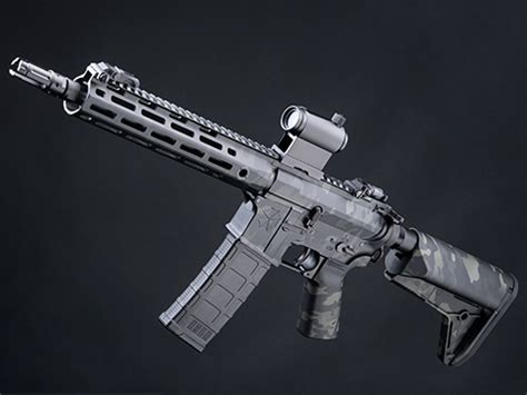 EMG Umbrella Corporation Weapons Research Group Licensed M4 M-LOK Airsoft AEG Rifle (Color ...