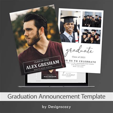 High School Graduation Announcement Template – MasterBundles