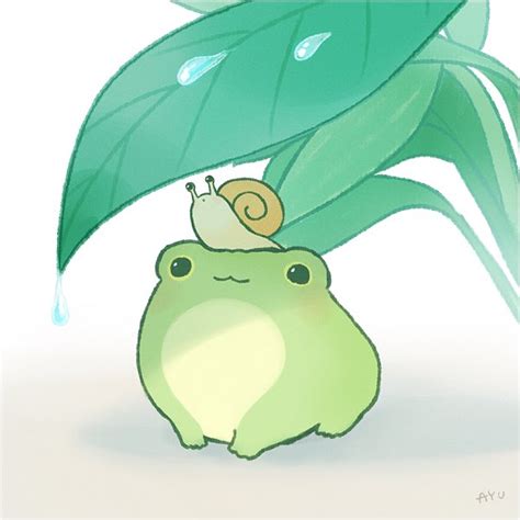 αyu on Twitter | Frog art, Cute kawaii drawings, Cute animal drawings