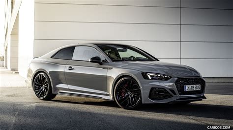 2020 Audi RS 5 Coupe (Color: Nardo Gray) - Front Three-Quarter | Caricos