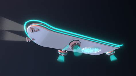 Sci-fi Hoverboard - Buy Royalty Free 3D model by tran.ha.anh.thu.99 [790c66e] - Sketchfab Store