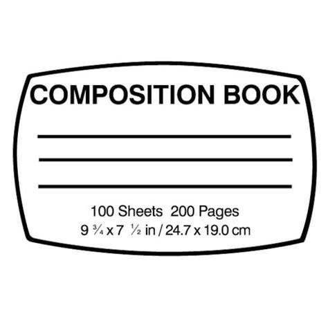 Composition Notebook Label